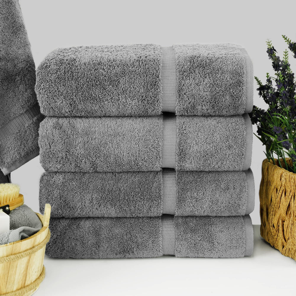 Chakir Turkish Linens primer plano de la textura de doble bucle, máxima absorción