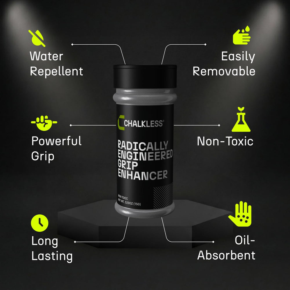 Chalkless being applied to a hand showing quick absorption benefit