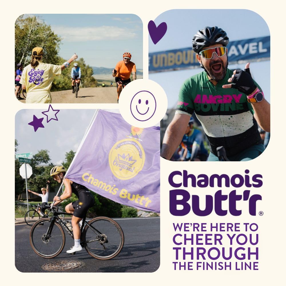 Chamois Butt'r packaging ingredient list emphasizing gentle formula