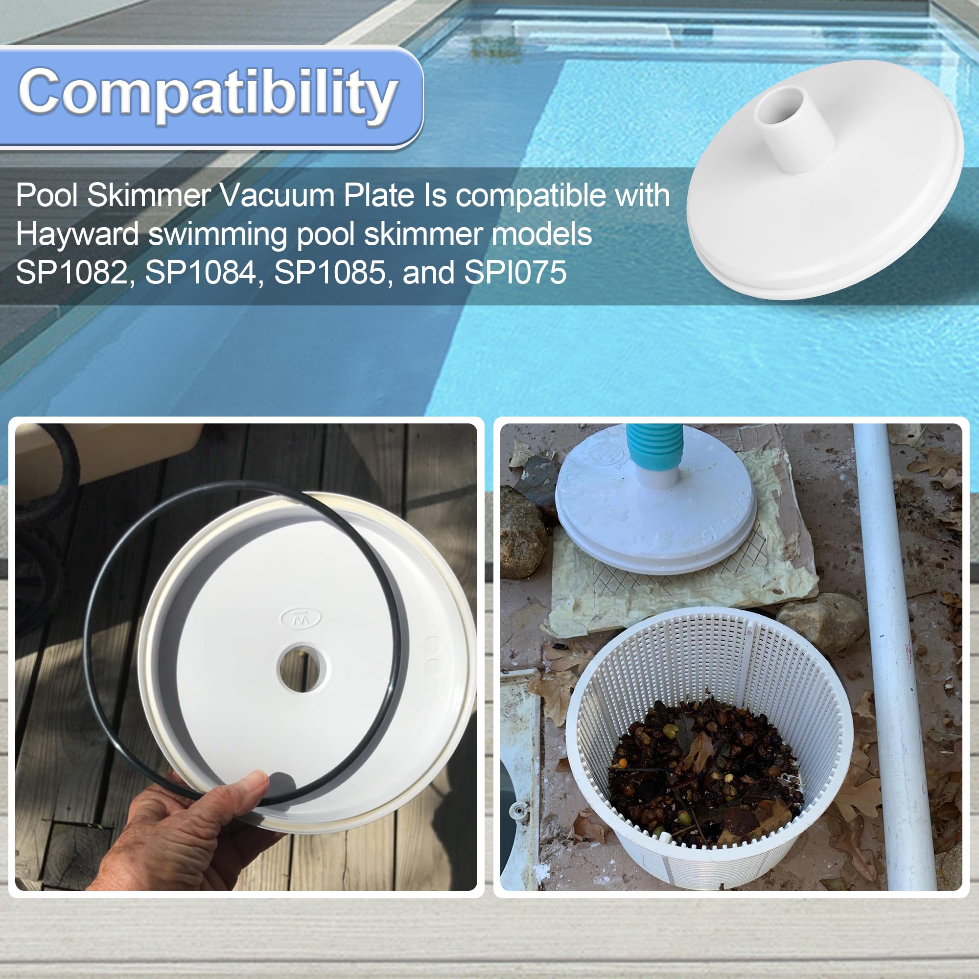 ChangTa SP1106 montada sobre cesta del skimmer para capturar residuos grandes