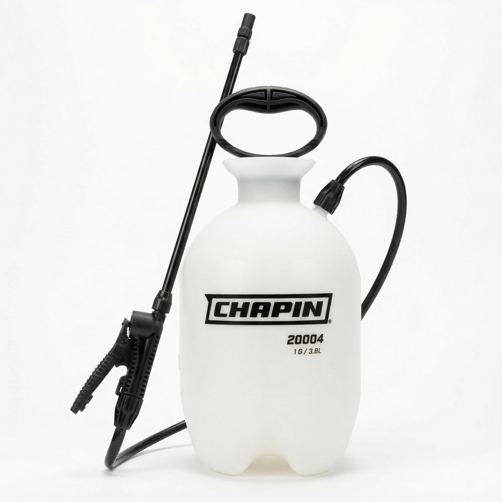 CHAPIN vista frontal del envase 1 galón con diseño ligero y práctico