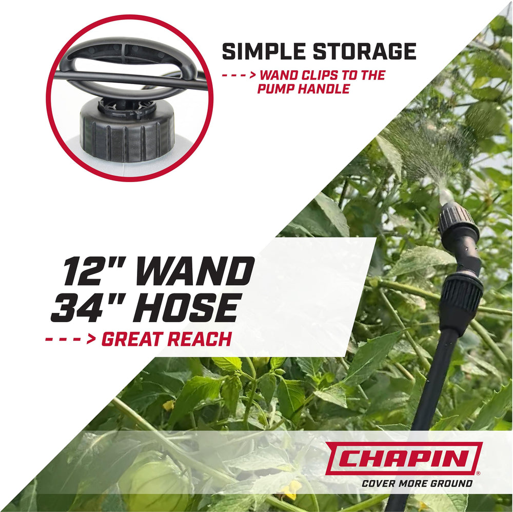 CHAPIN in-tank filter detail preventing clogs for steady spray performance