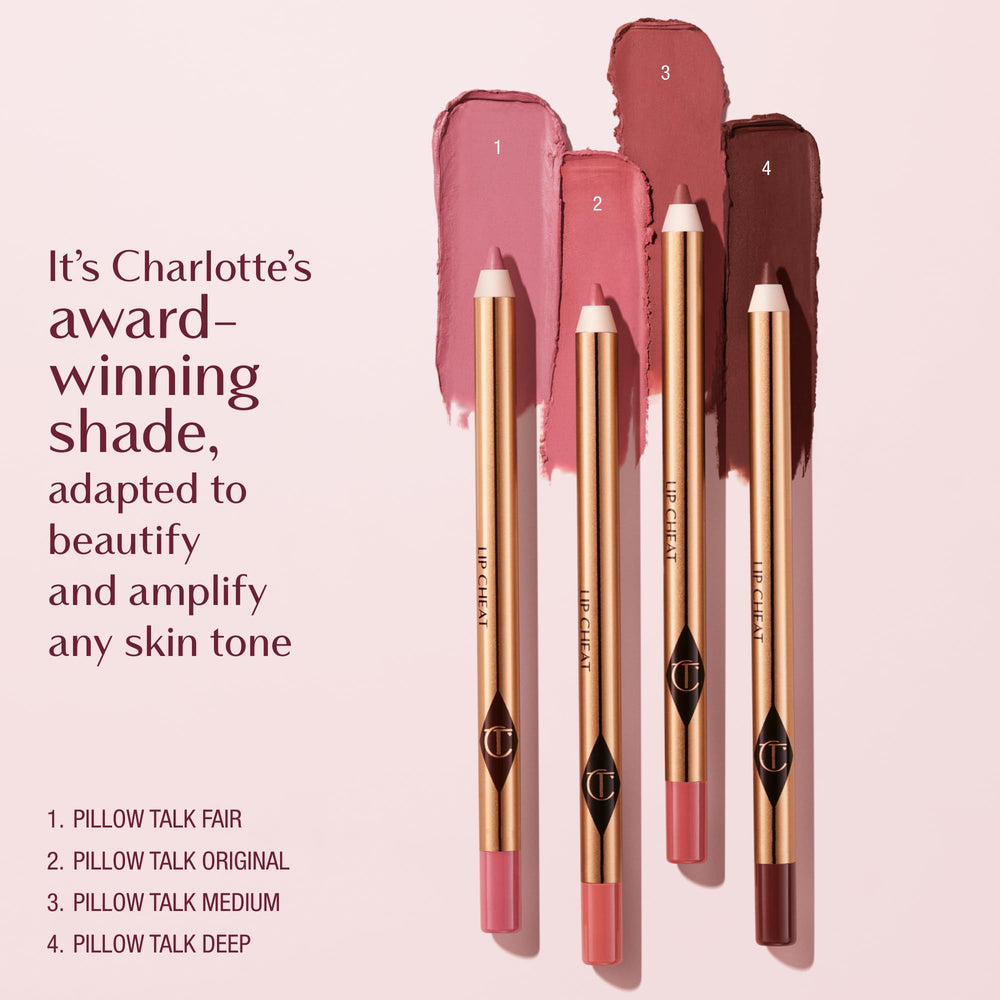 Charlotte Tilbury perfilador usado con brillo para acabado luminoso y duradero