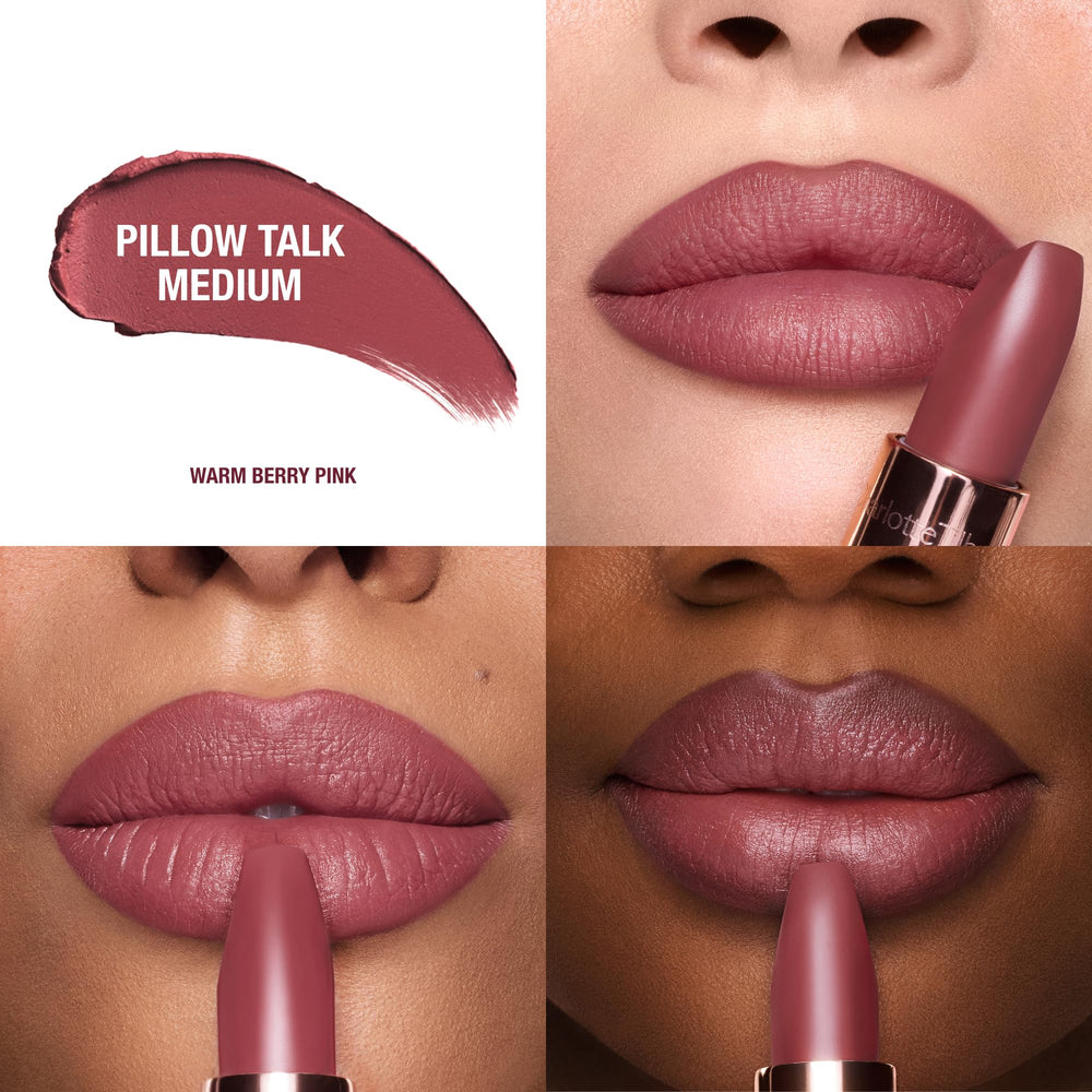 Charlotte Tilbury punta cuadrada en primer plano para aplicación precisa y definición