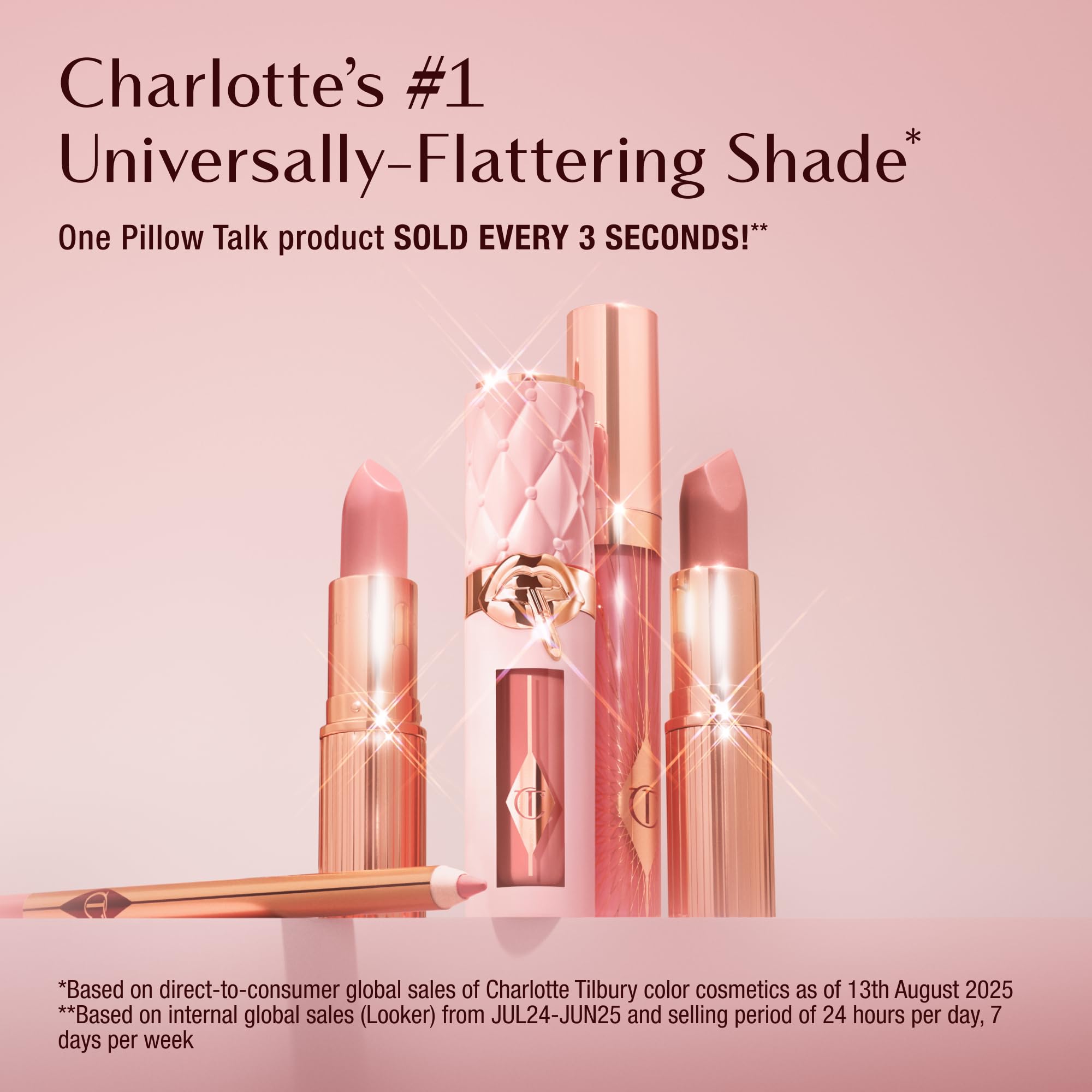 Charlotte Tilbury textura de la bala mostrando acabado cremoso y efecto cachemira hidratante