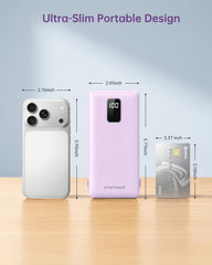 charmast close-up de cables integrados Lightning, USB-C y Micro‑USB prácticos