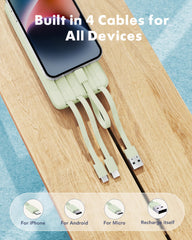 charmast cables integrados reforzados mostrando durabilidad y conveniencia