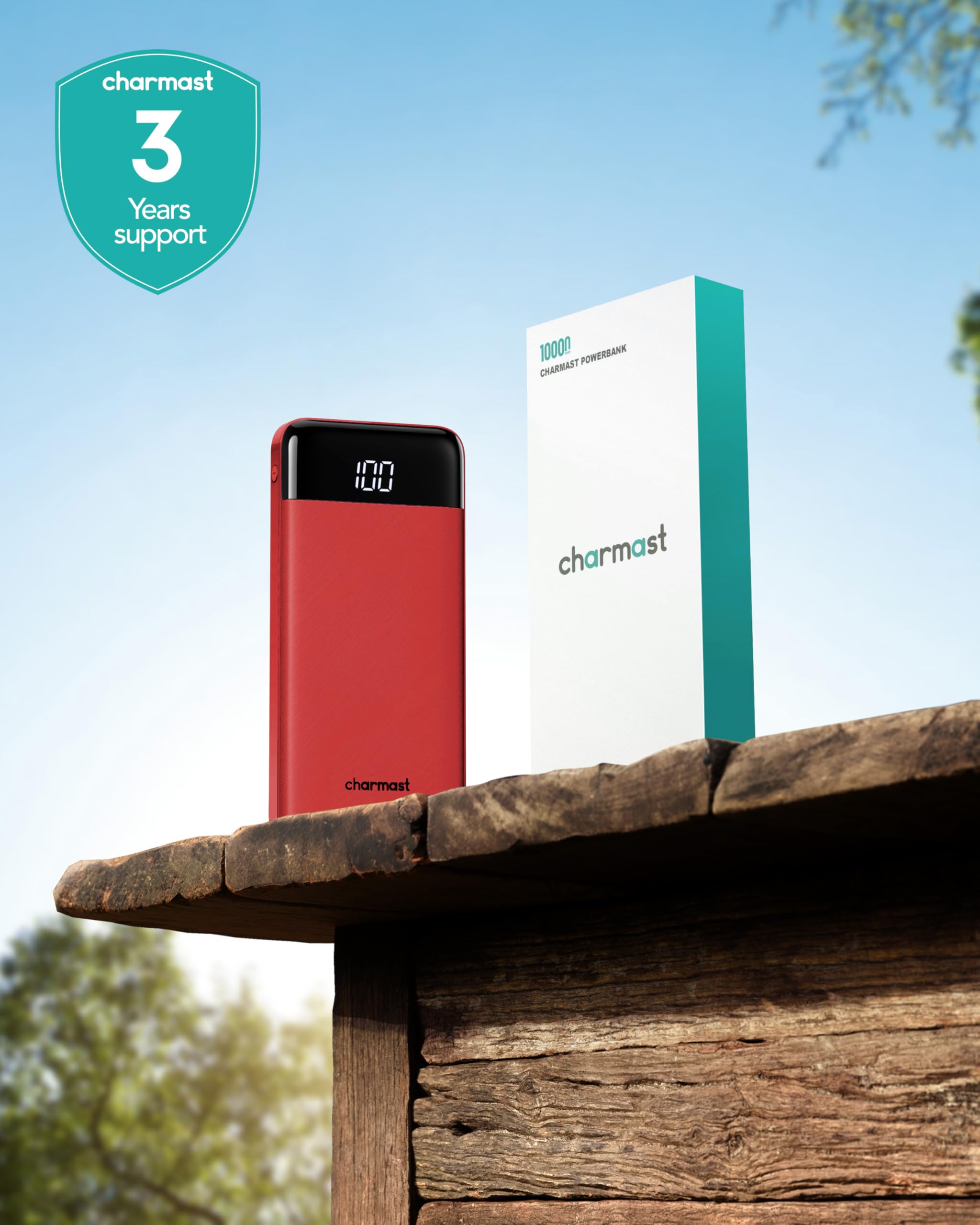 charmast bolsa/funda con power bank y manual, transporte protegido y ordenado
