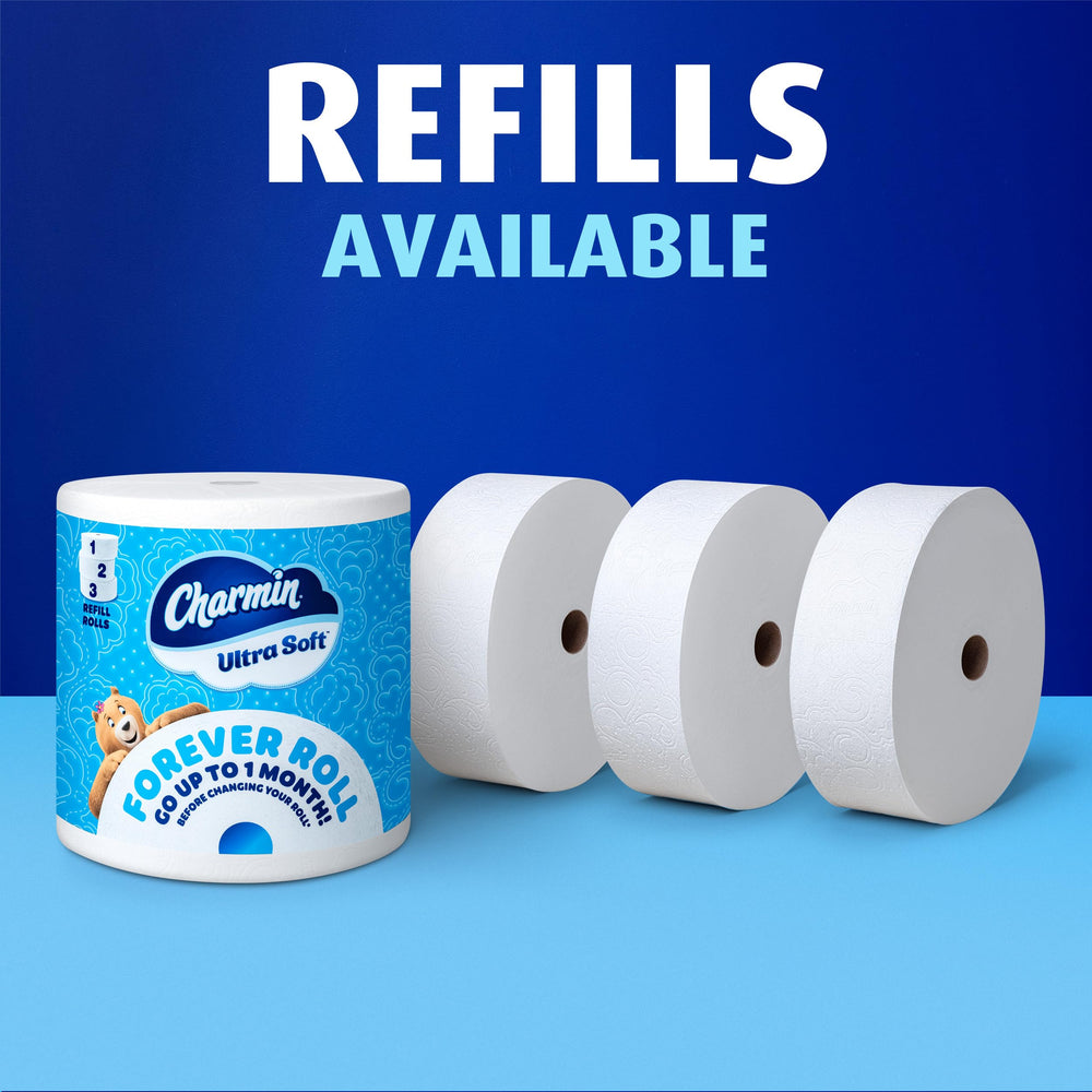 Charmin contenido del kit: dos rollos y soporte listos para usar