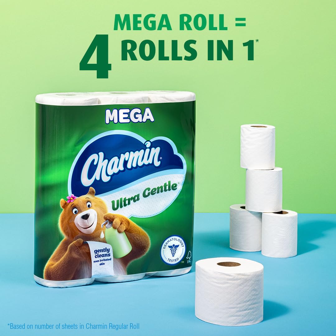 Charmin etiqueta dermatológicamente probada para piel sensible