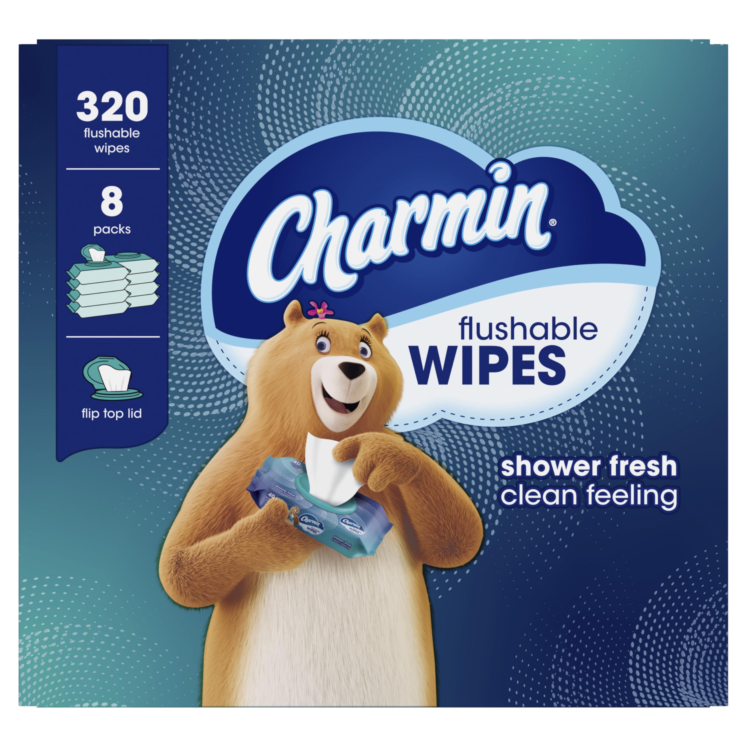 Charmin frente de paquete compacto mostrando diseño práctico y portabilidad