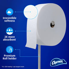 Charmin primer plano de la textura suave y absorbente del papel