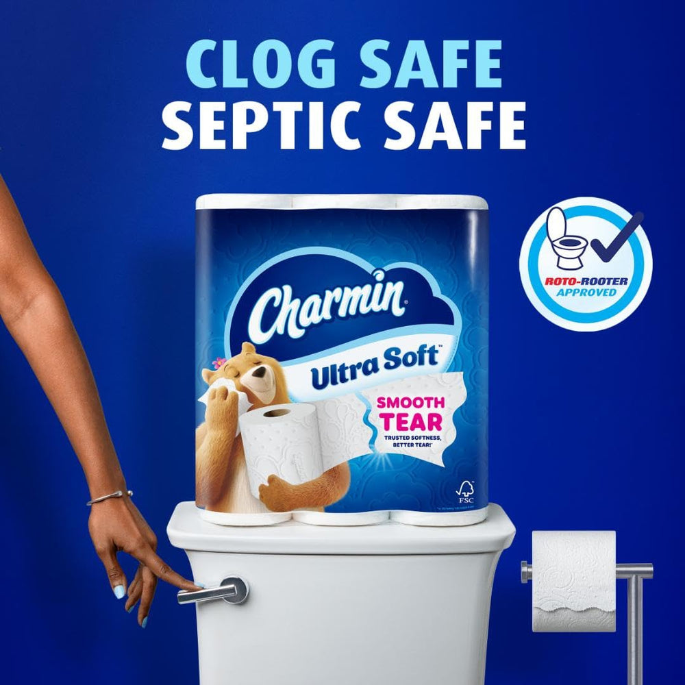 Charmin ambiente familiar en baño que sugiere confort diario