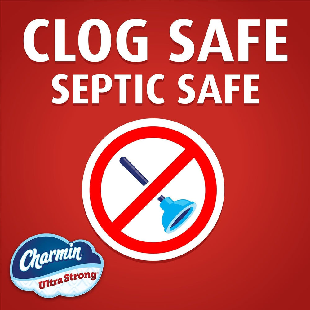 Charmin etiqueta del producto con detalles de seguridad y uso