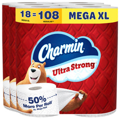 Charmin paquete frontal Mega XL mostrando valor y cantidad