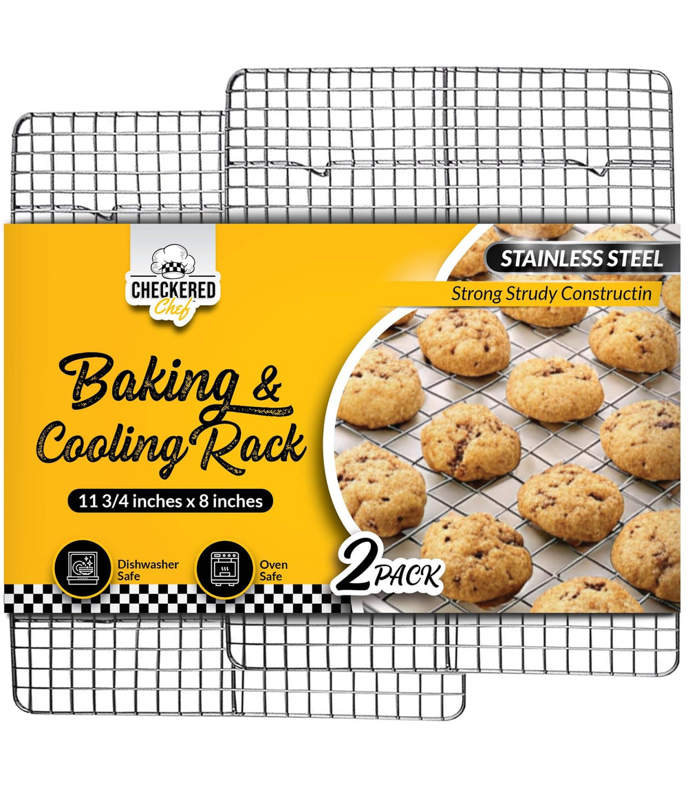 Checkered Chef rejilla frontal pack muestra dos piezas y durabilidad