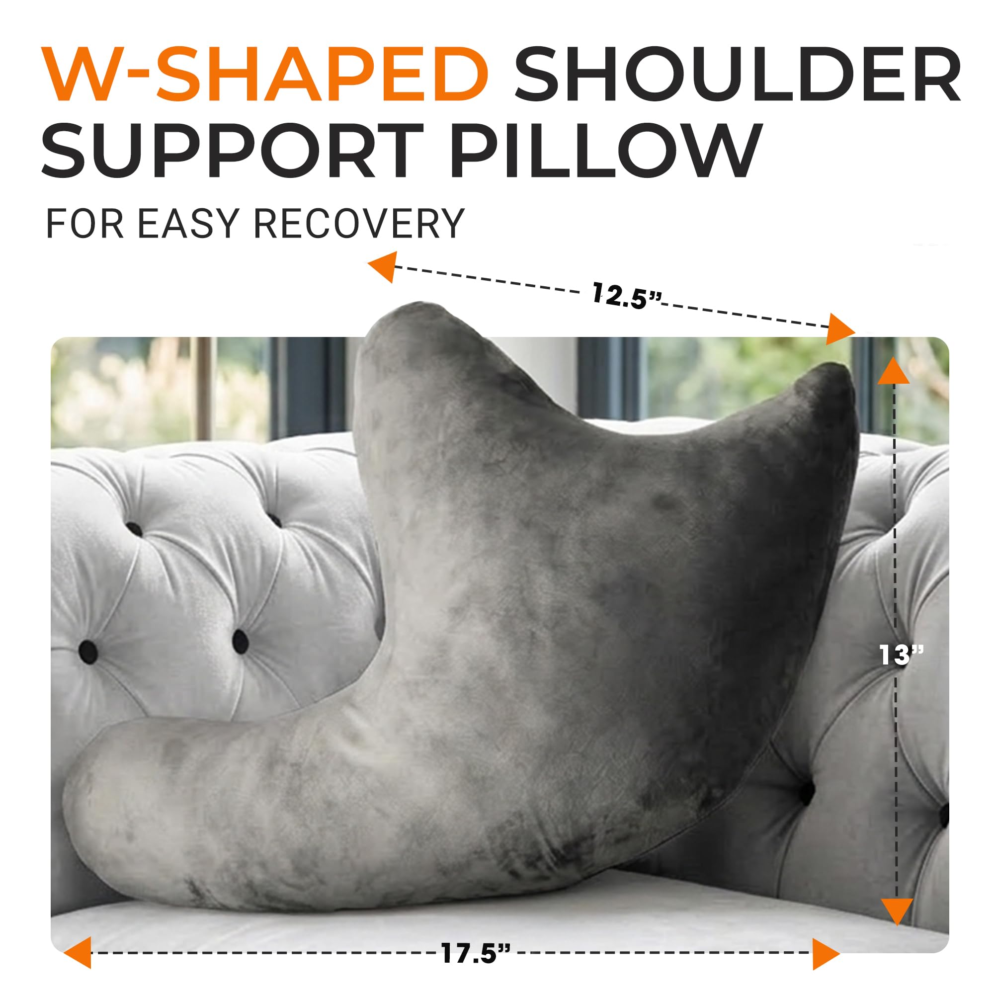Cheer Collection almohada en uso mientras persona duerme de lado con soporte