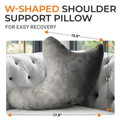 Cheer Collection almohada en uso mientras persona duerme de lado con soporte