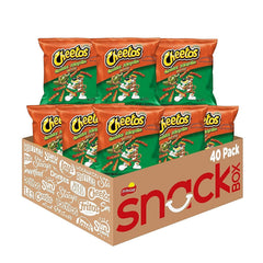 Cheetos frente del empaque mostrando el diseño y conveniencia
