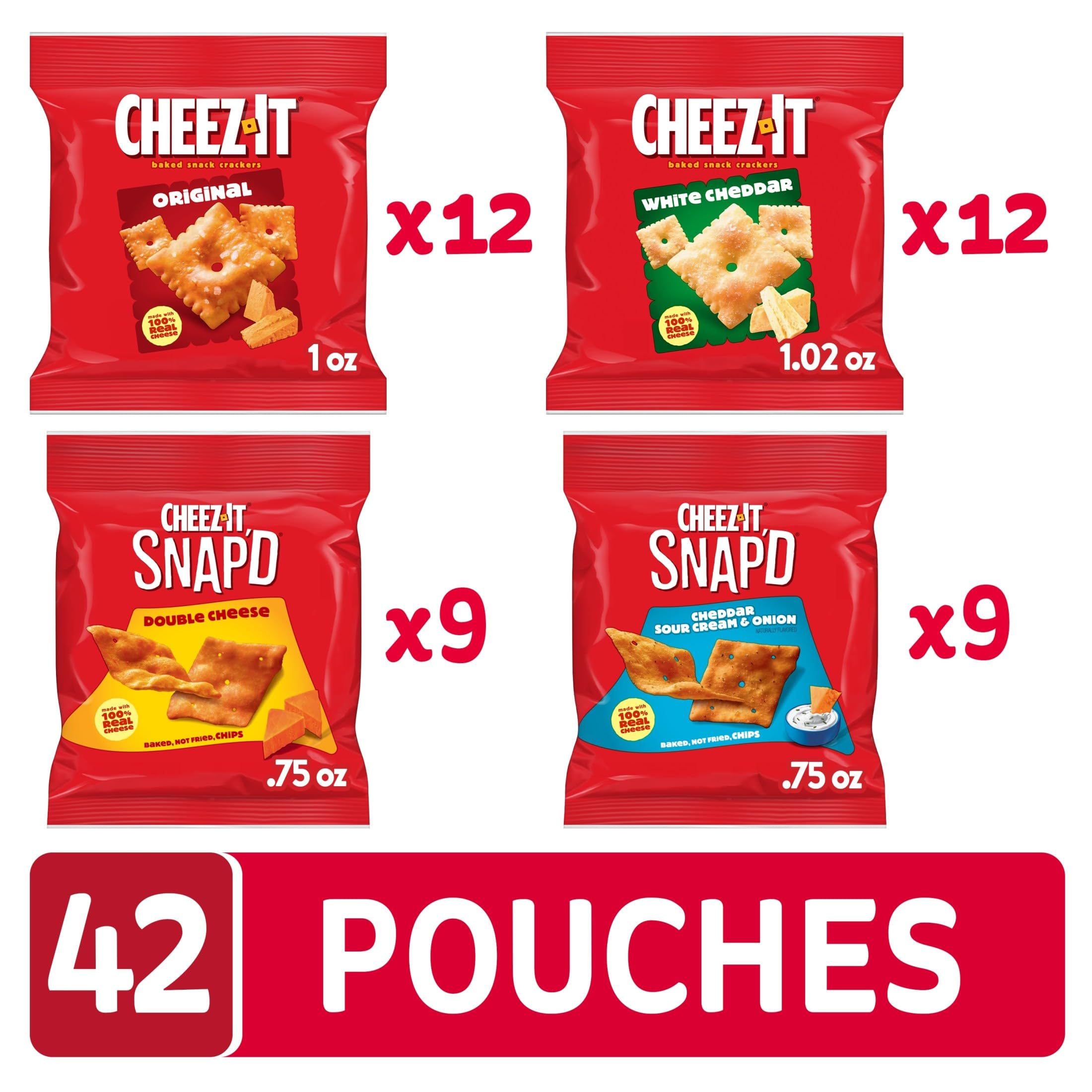 Cheez-It primer plano de textura crujiente que resalta sabor