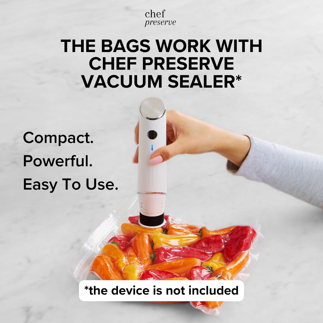 Chef Preserve textura del material resistente y sin BPA para seguridad
