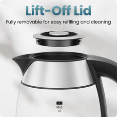 Chefman filtro de acero inoxidable desmontable para agua más limpia