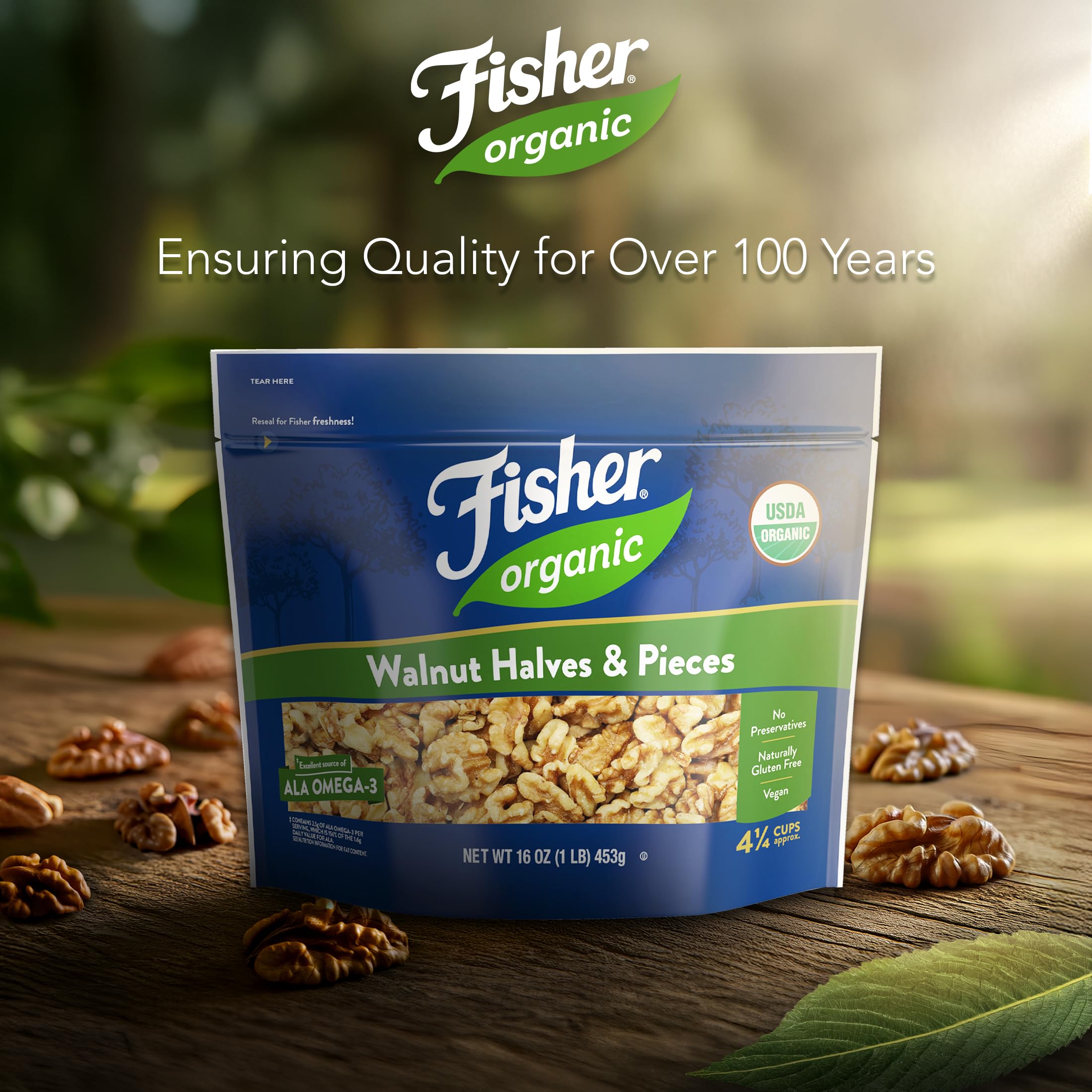 CHEF'S NATURALS cierre resellable que mantiene frescura y conveniencia