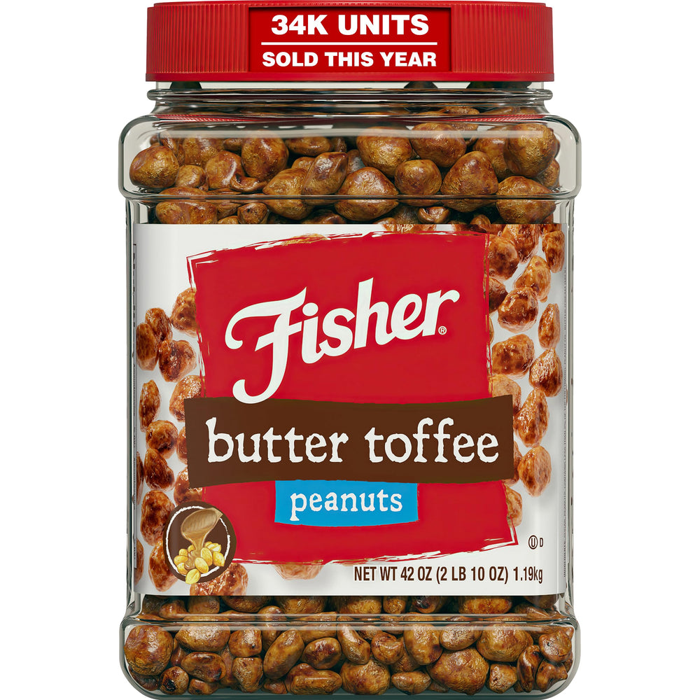 CHEF'S NATURALS bote frontal de Fisher con 42 onzas mostrando tamaño y conveniencia