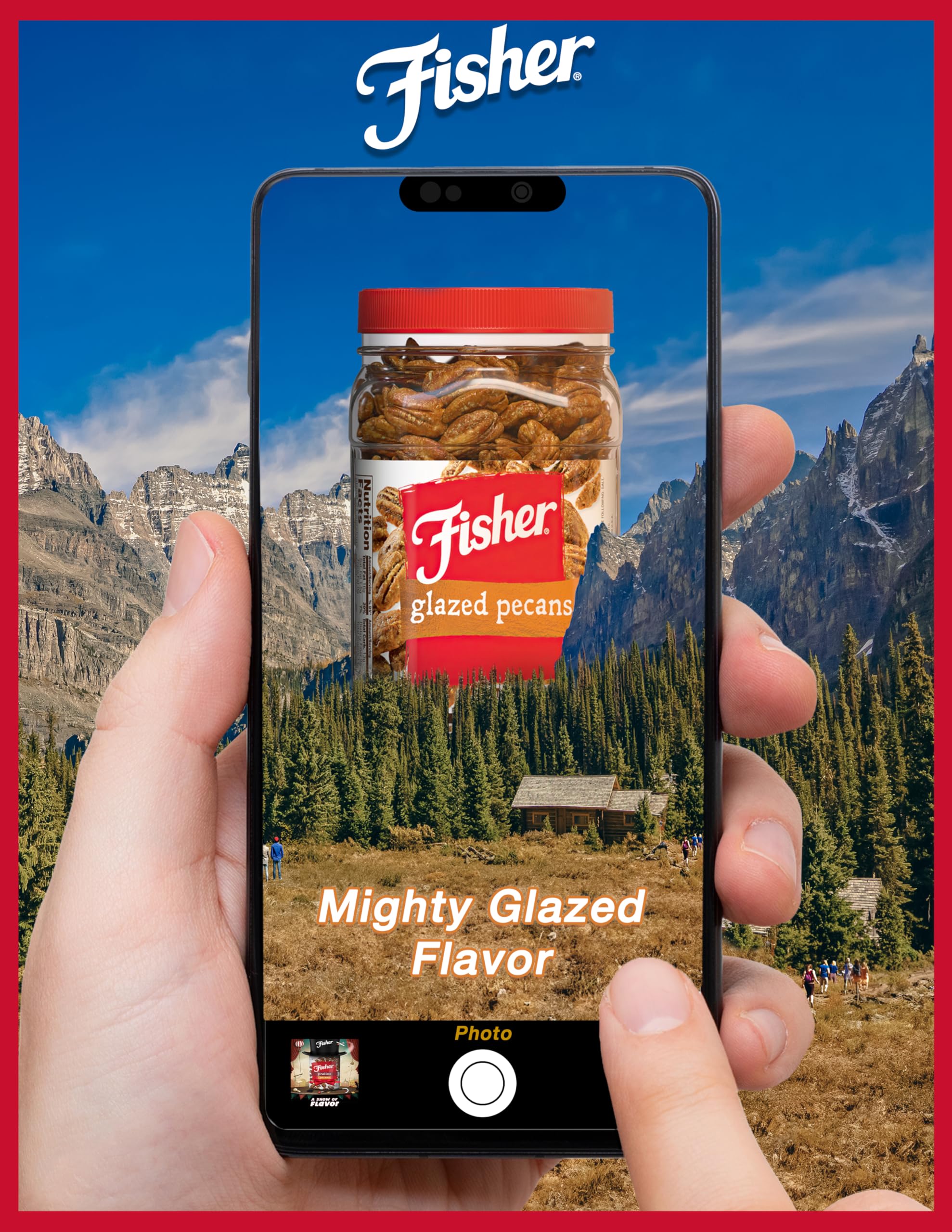 CHEF'S NATURALS Fisher detalle del glaseado brillante que realza sabor