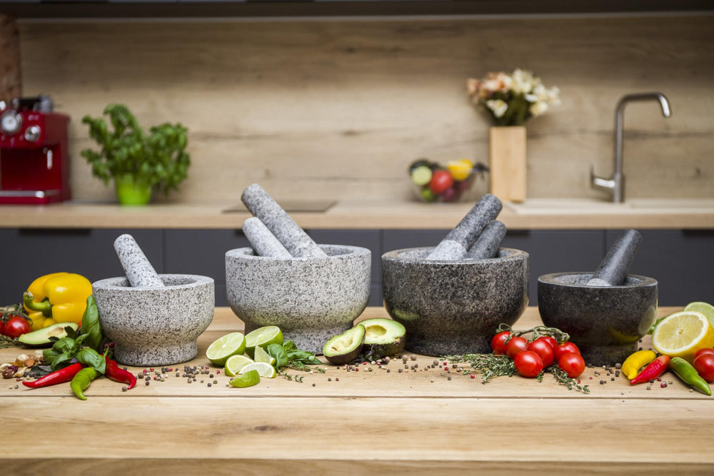 ChefSofi etiqueta que indica granito sin pulir y construcción duradera