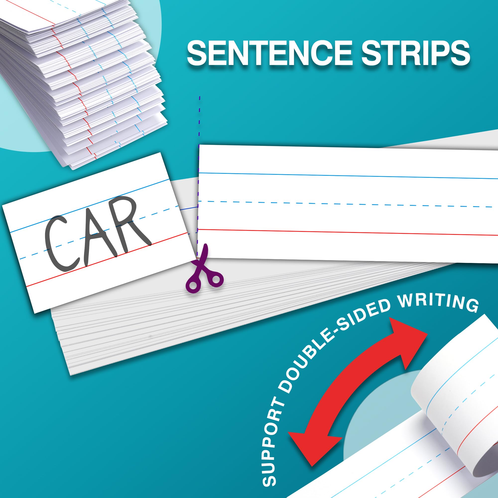 chell mano sosteniendo la tira para comparar escala y facilitar medición