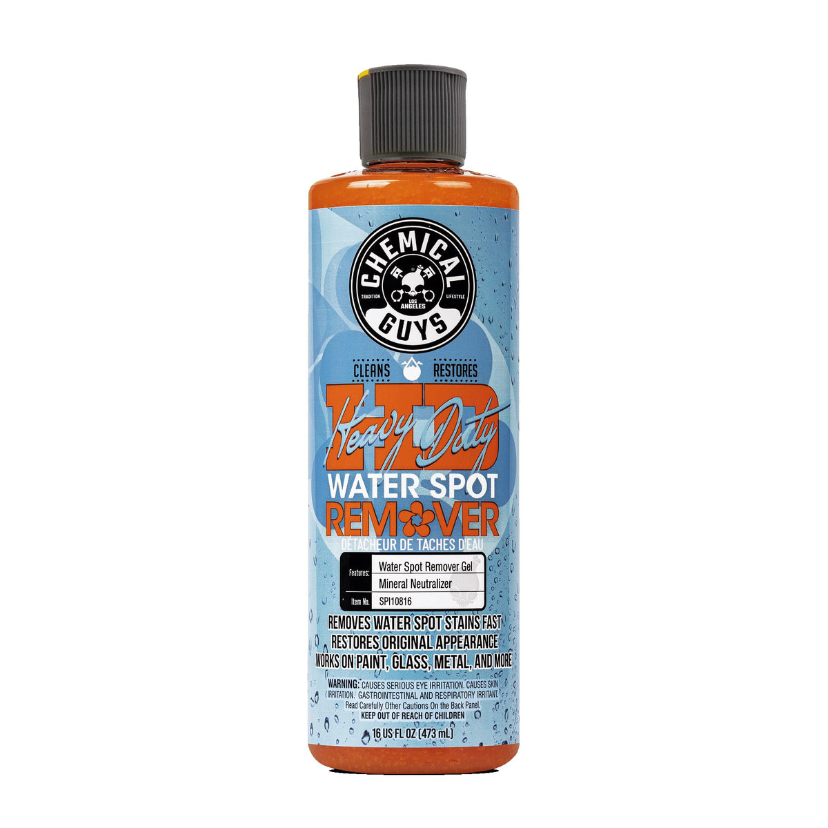 Chemical Guys envase 16 oz del gel eliminador de manchas, solución profesional