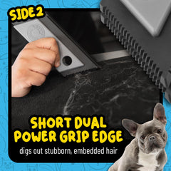 Chemical Guys Grubbie Edge detalle del borde firme que levanta pelo incrustado