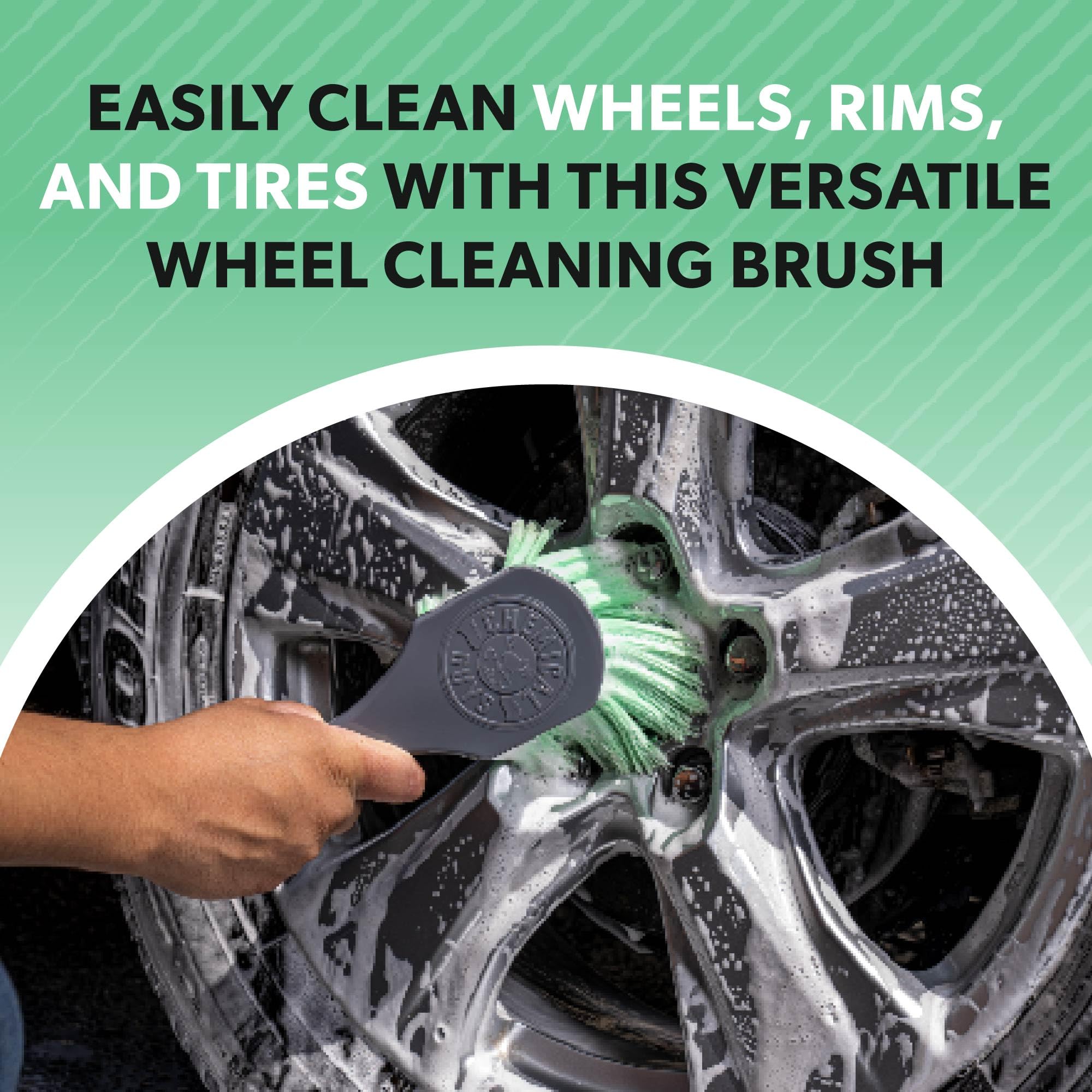Chemical Guys Wheelie detalle de cerdas suaves resistentes a químicos y sin rayar