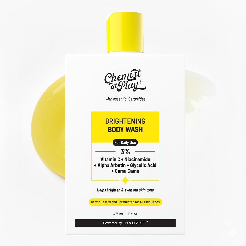 Chemist at Play envase frontal mostrando diseño y volumen, transmite confianza