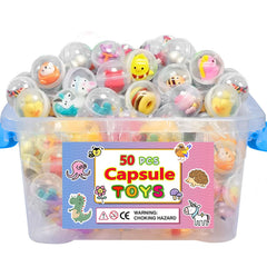 Cherislpy caja frontal con 50 cápsulas kawaii para fiestas y regalos
