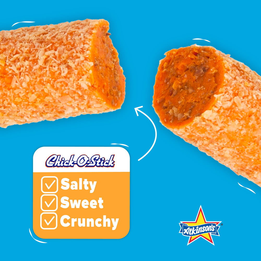 Chick o stick barra en mano para mostrar tamaño y conveniencia