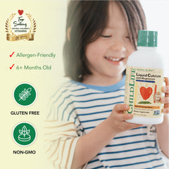 CHILDLIFE ESSENTIALS envase 16 oz con color naranja natural