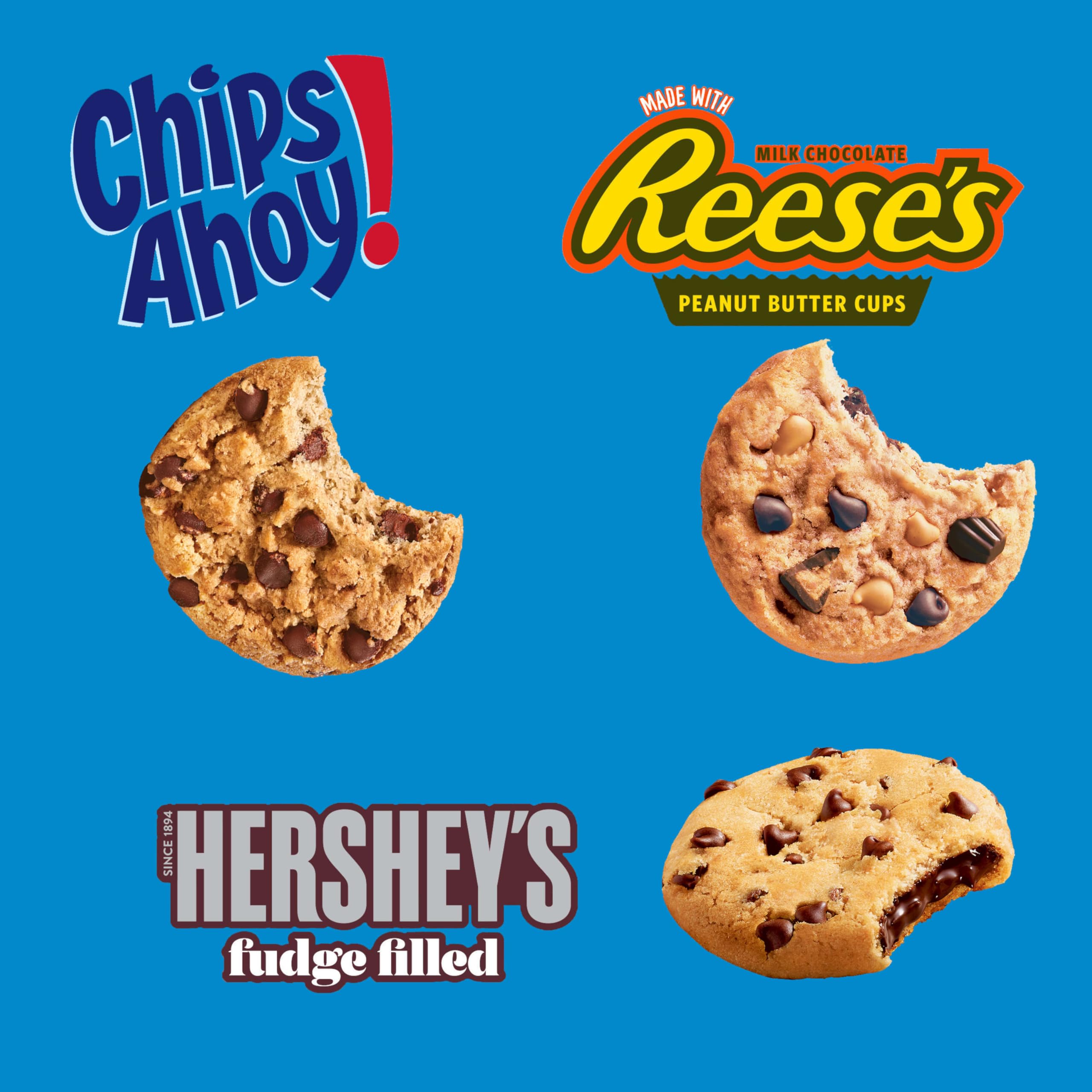 Chips Ahoy! centro relleno Hershey's fudge cremoso, bocado indulgente