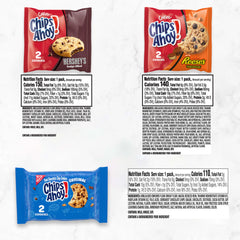 Chips Ahoy! paquete individual con dos galletas, porción lista para llevar