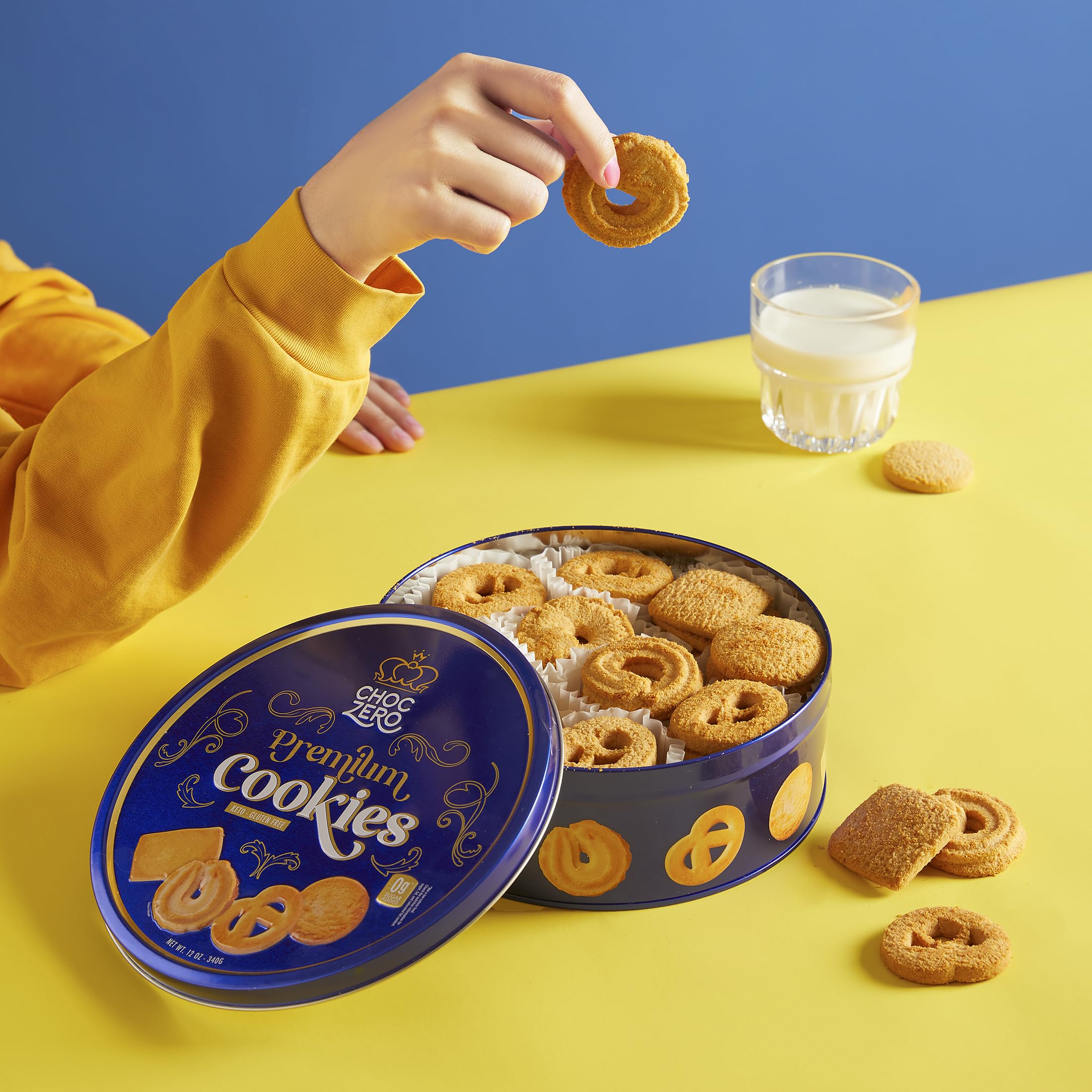 ChocZero lata decorativa cerrada como opción lista para regalar