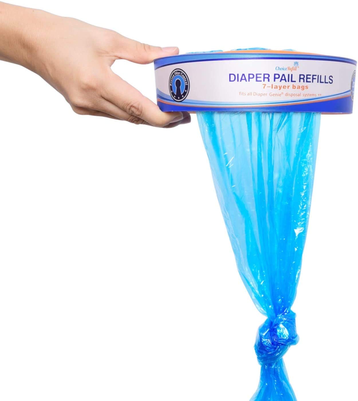 ChoiceRefill 7-layer film close-up showing texture and strength for leak protection