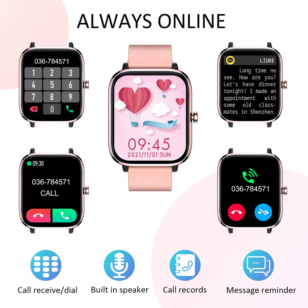 Choiknbo pantalla activa mostrando reloj color y lectura clara