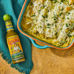 Cholula textura de salsa en cucharilla que resalta sabor y consistencia
