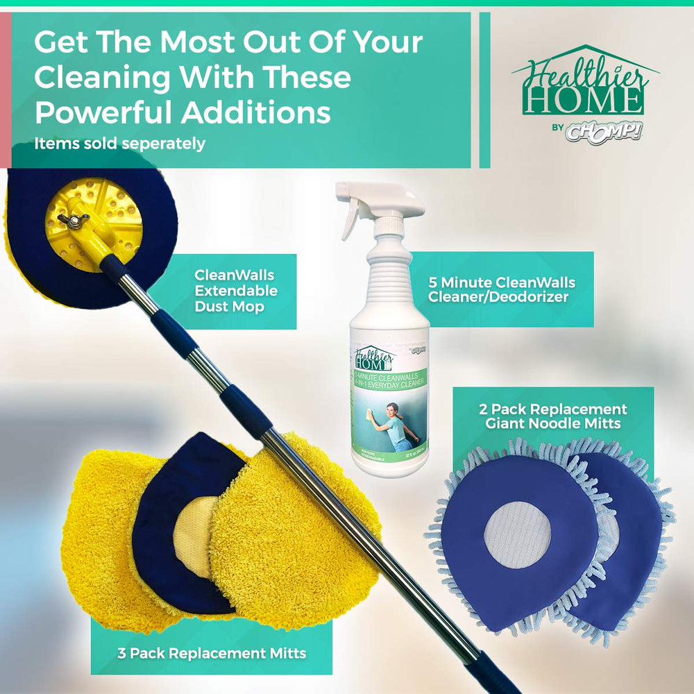 CHOMP! espuma o producto en paño mostrando textura y acción