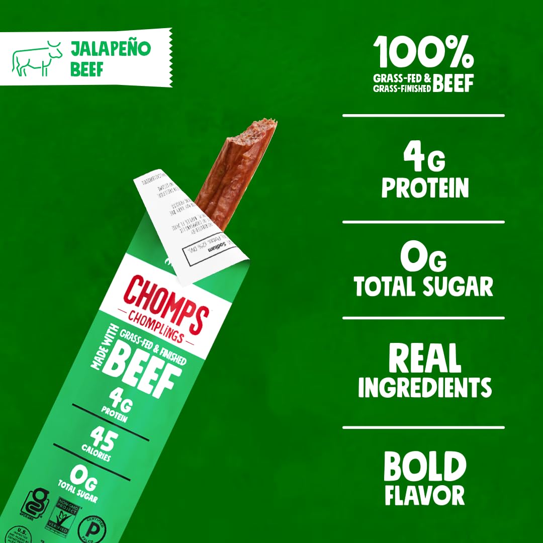 Chomps en mano listo para comer, práctico para llevar