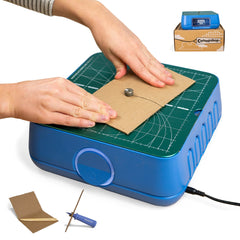 CHOMPSHOP ChompSaw vista frontal mostrando diseño compacto y seguridad