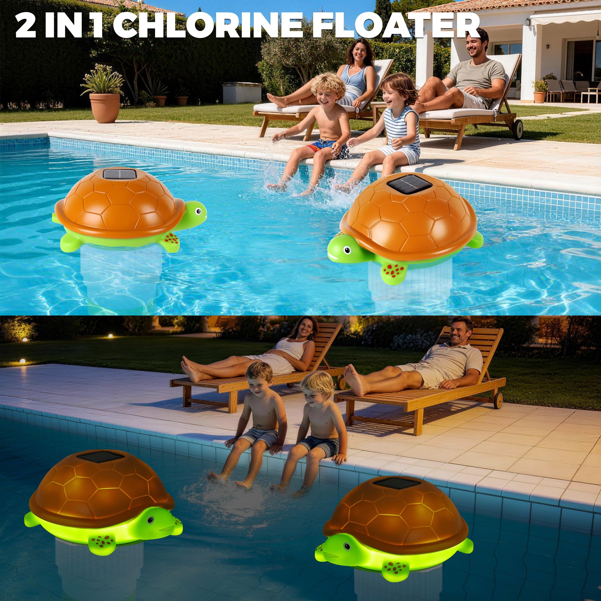 Chsuiwe interior abierto con compartimento para tabletas de cloro