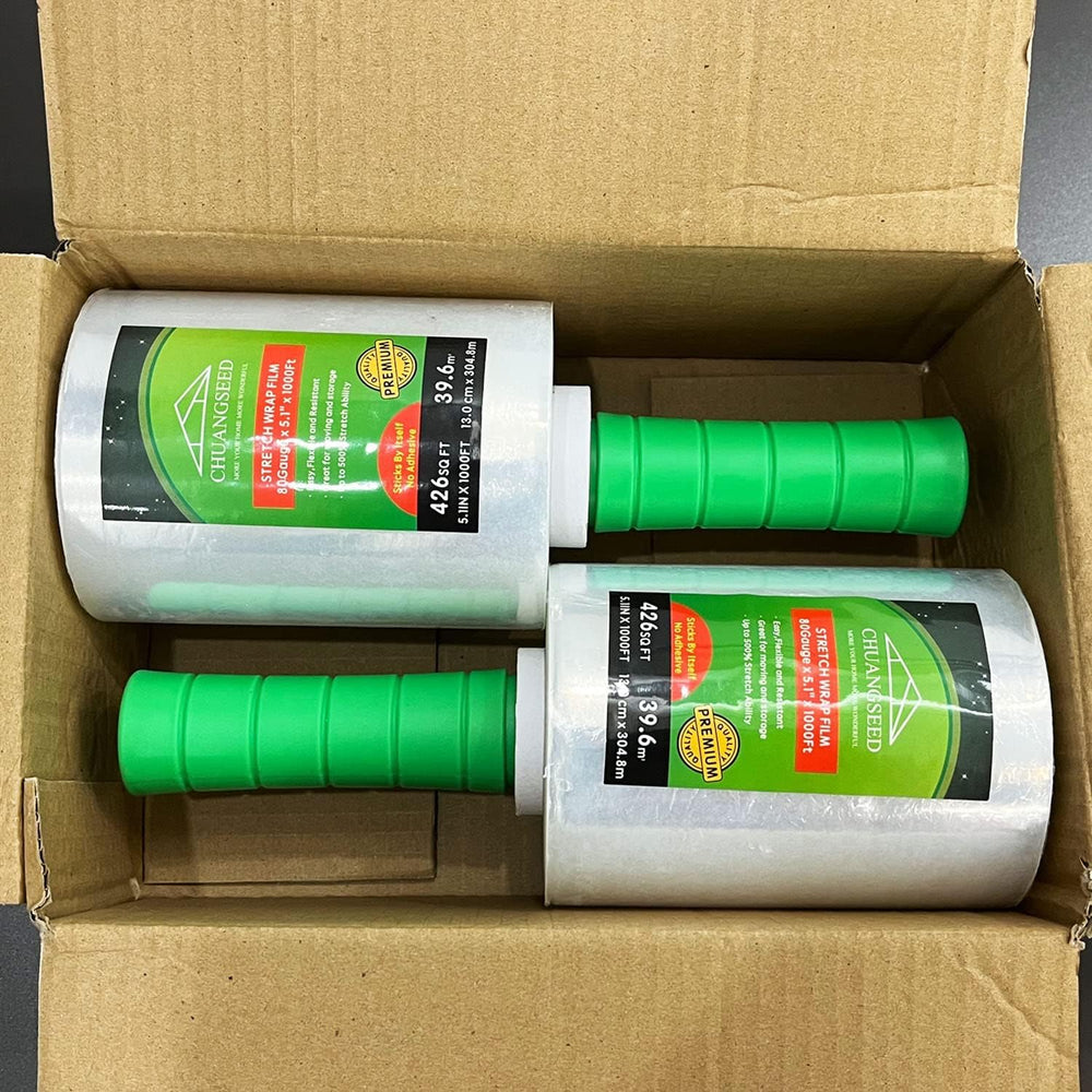 CHUANGSEED escena de mudanza con muebles envueltos para protección práctica