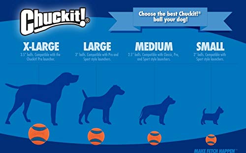 Chuckit! superficie de la pelota fácil de limpiar que simplifica el mantenimiento tras el juego